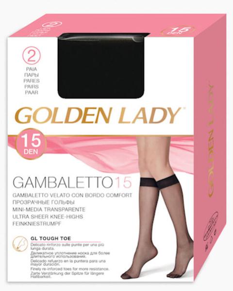 GAMBALETTO 15 DONNA GOLDEN LADY x2 paia ( confezioni da 20 scatole )